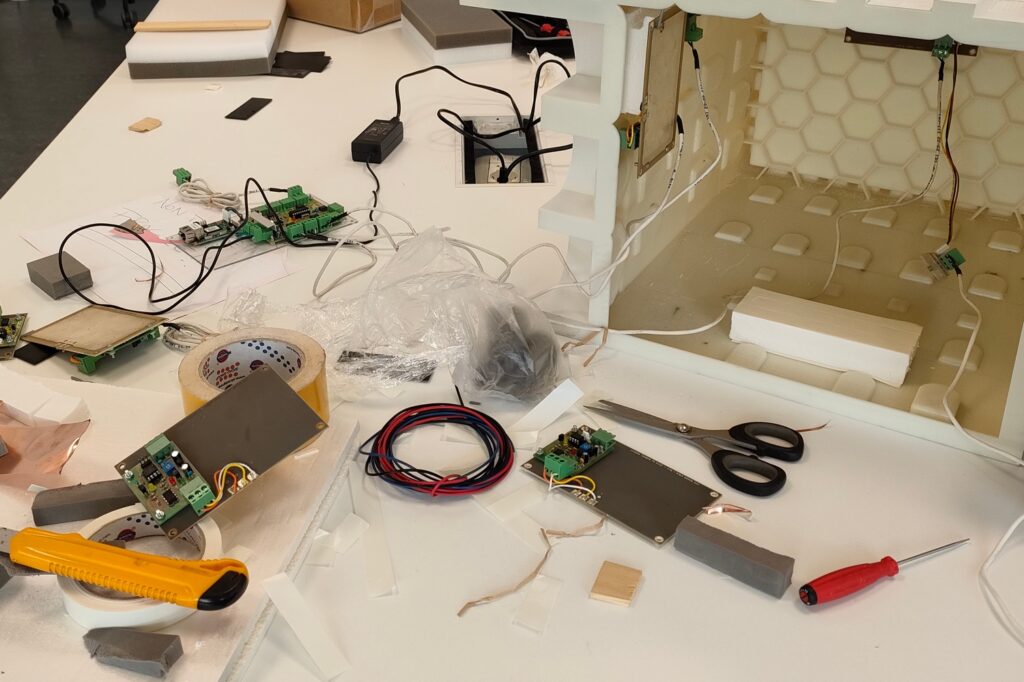 Installazione dei sensori di Palazzo Pretorio