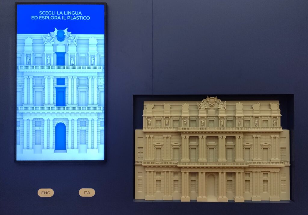 Plastico multimediale interattivo nella biglietteria di Palazzo Ducale - Genova